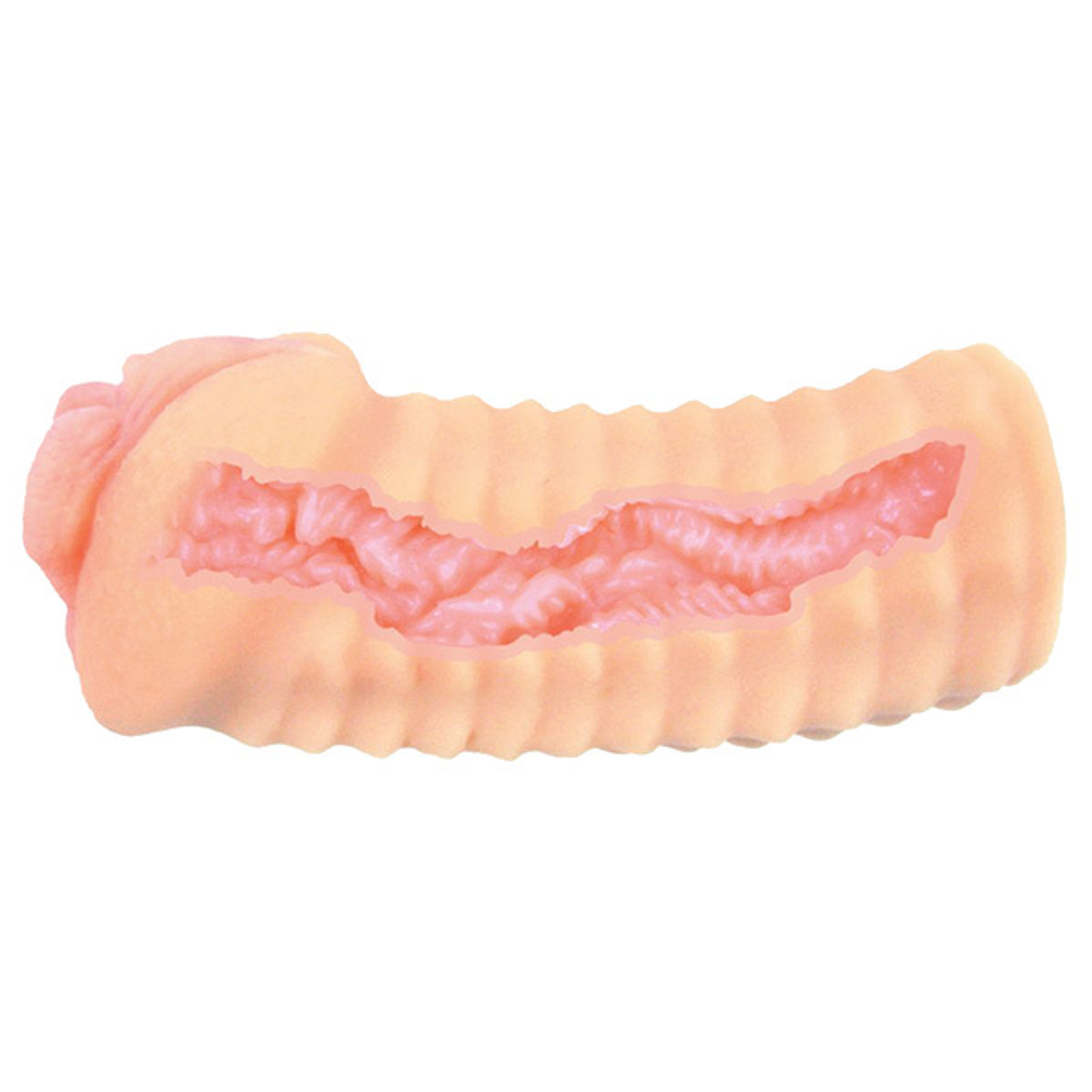 Телесный реалистичный мастурбатор-вагина 16см с двойным слоем материала Kokos Elegance.006