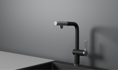 Granula GR-8169, ШВАРЦ, СМЕСИТЕЛЬ КУХОННЫЙ С ВЫДВИЖНЫМ ИЗЛИВОМ