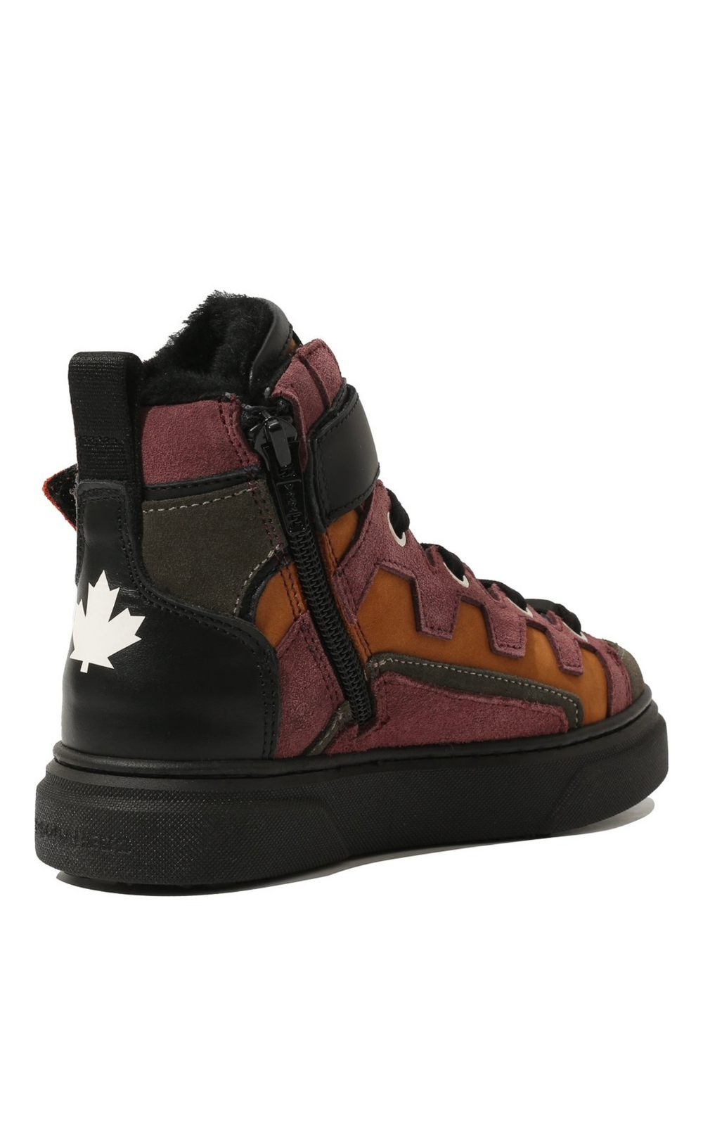 Высокие кожаные кеды Dsquared2