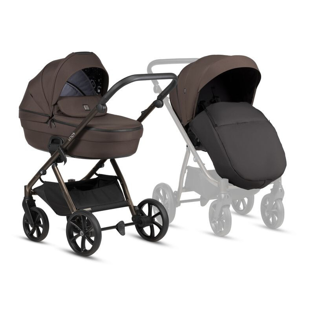 Коляска 2 в 1 Tutis UNO 6+ Essential collection NEW Tiramissu