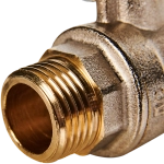 Кран шаровой полнопроходной STOUT - 1/2" (НР/НР, PN40, Tmax 150°C, ручка-рычаг черная)