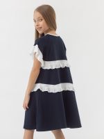 Платье синее для девочки арт. AT481