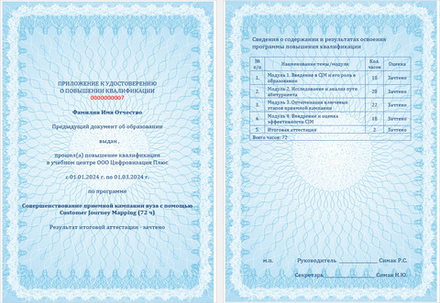 Совершенствование приемной кампании вуза с помощью Customer Journey Mapping