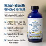 Nordic Naturals, ProOmega®-D Xtra, лимон, 237 мл (8 жидк. унций)