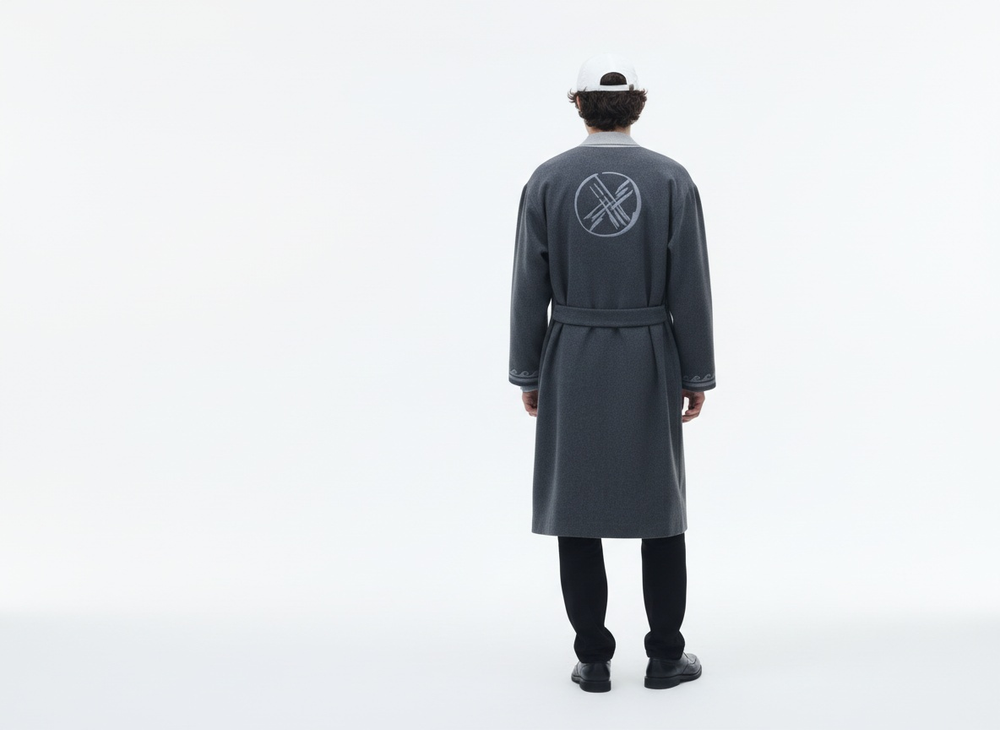 Шапан шерстяной OYU TOLQYN GREY