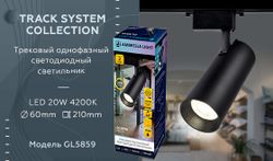 Ambrella Трековый однофазный светодиодный светильник Track System GL5859