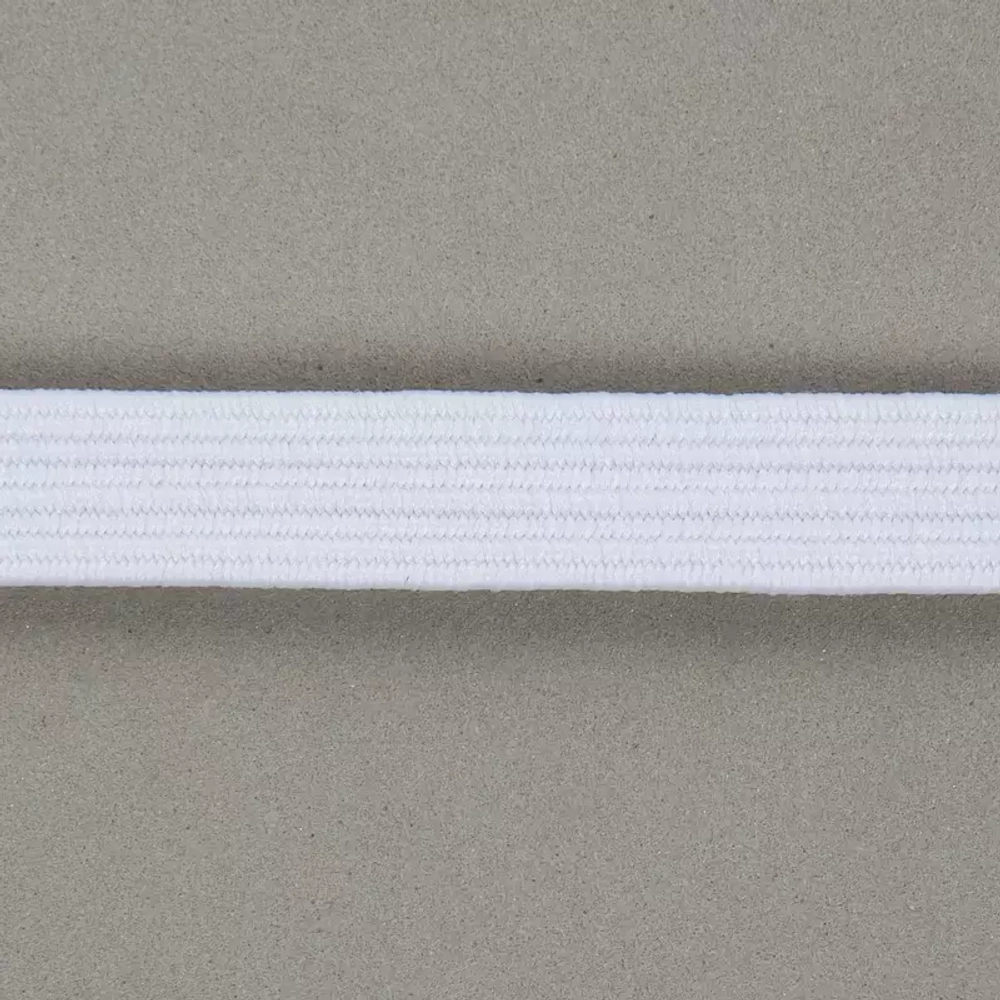 Резинка вязаная 9 мм белая