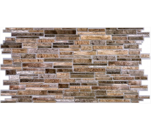 ПАНЕЛЬ РЕГУЛ 0,4 КАМЕНЬ "ПЛАСТУШКА КОРИЧНЕВАЯ 980Х489ММ