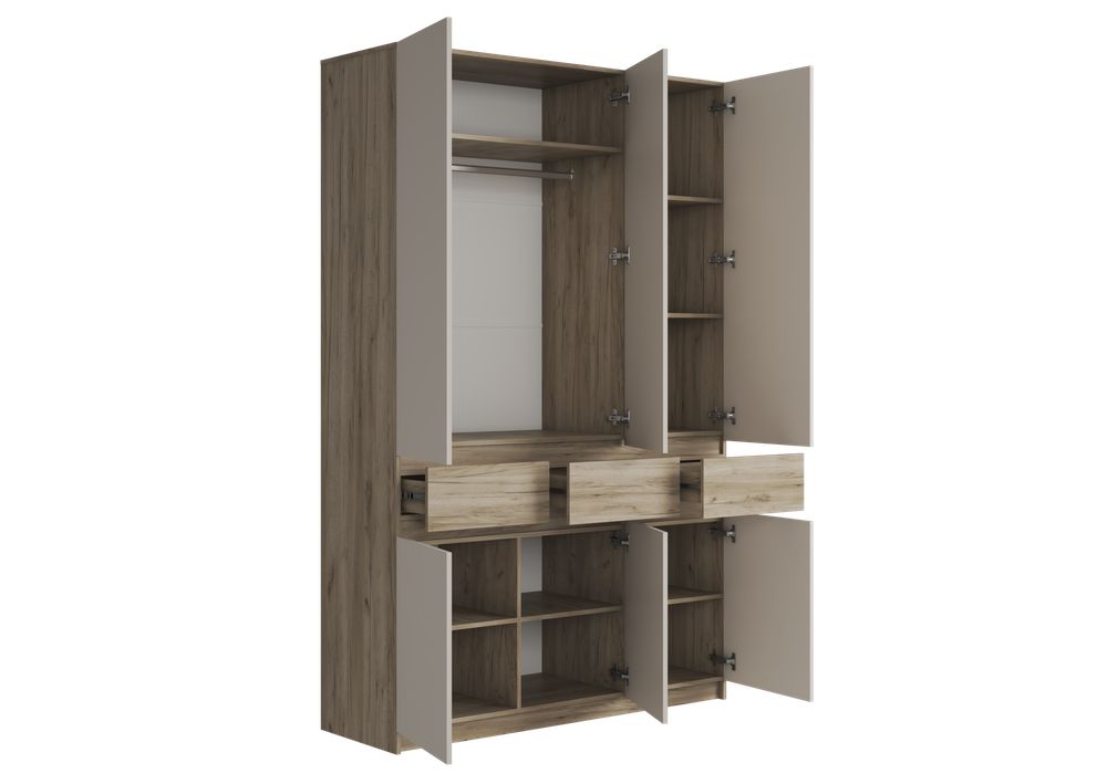 Бостон Шкаф 3-ств.ШК-002 ЛДСП