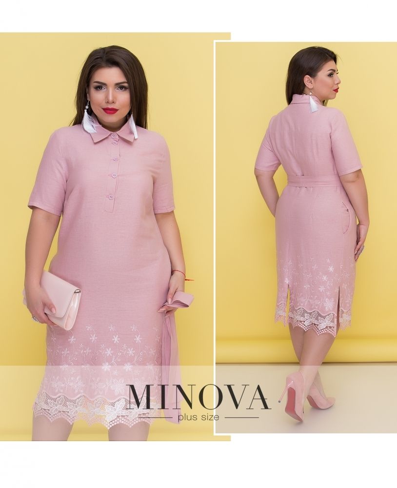 Платье 292-пудра Minova