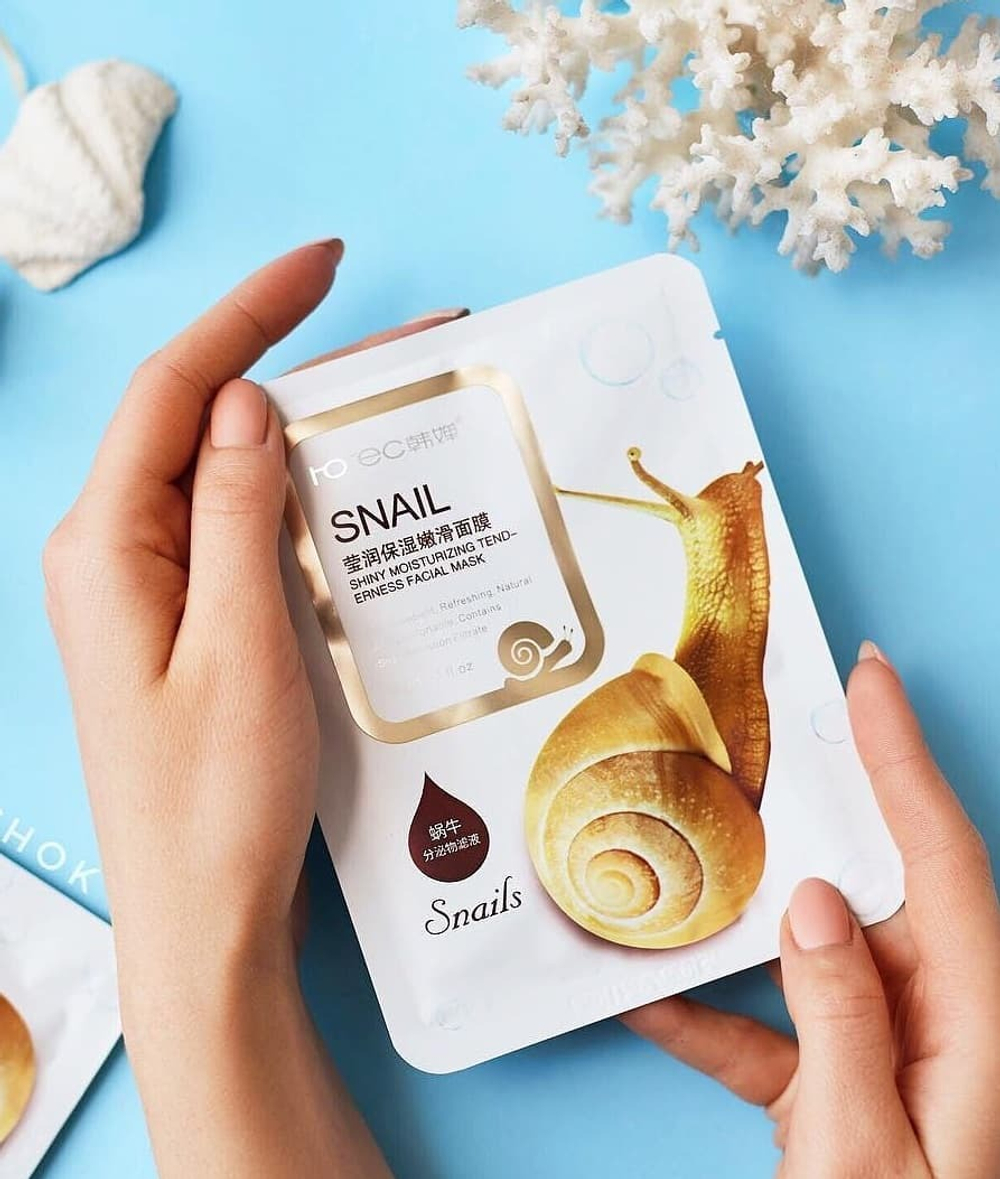 Тканевая маска с муцином улитки