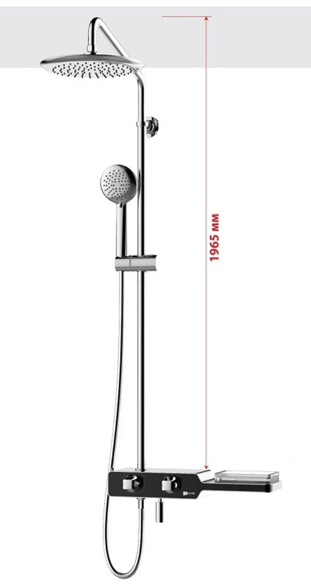 Смеситель Lemark Tropic LM7009С для ванны и душа, термостатический