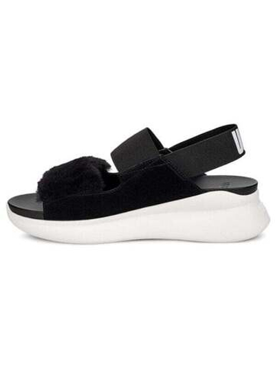 UGG Silverlake Черно-белые сандалии для женщин