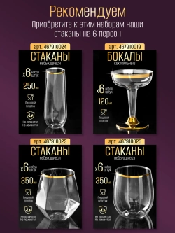 Набор одноразовой посуды на 6 персон