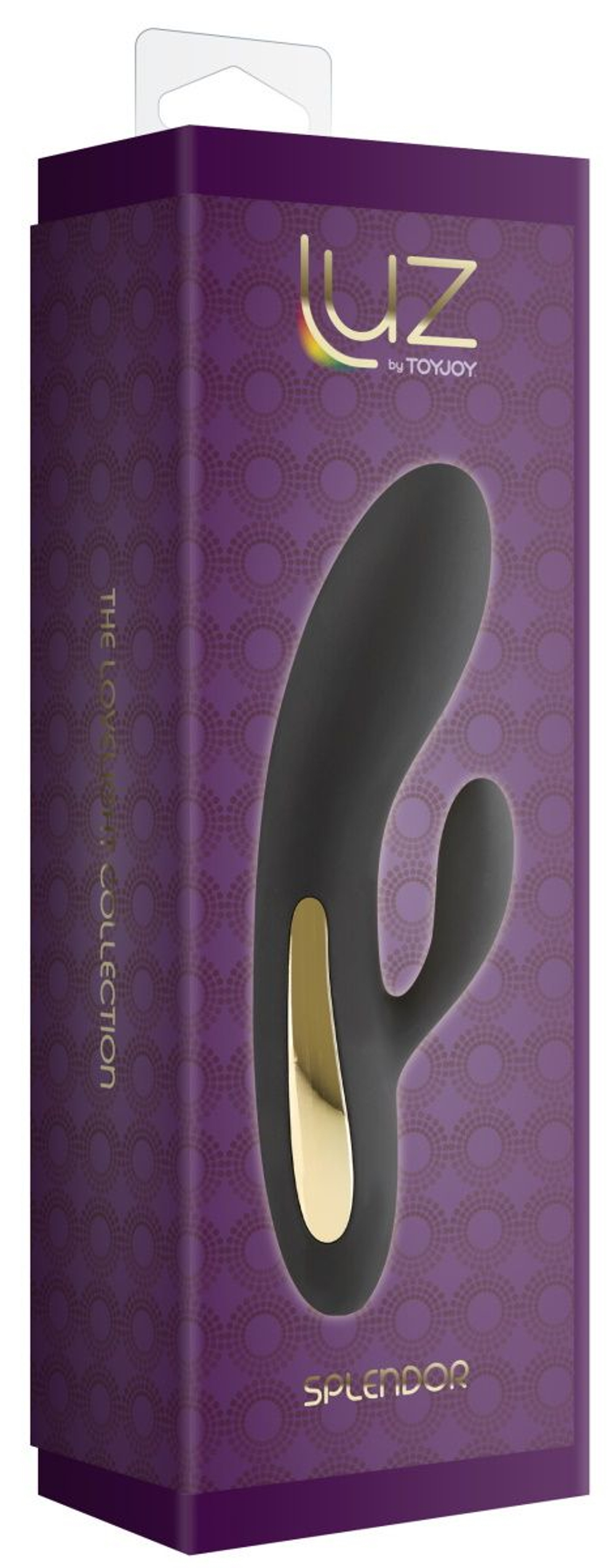 Черный вибромассажёр-кролик Splendor Rabbit - 17 см. (Цвет: черный)