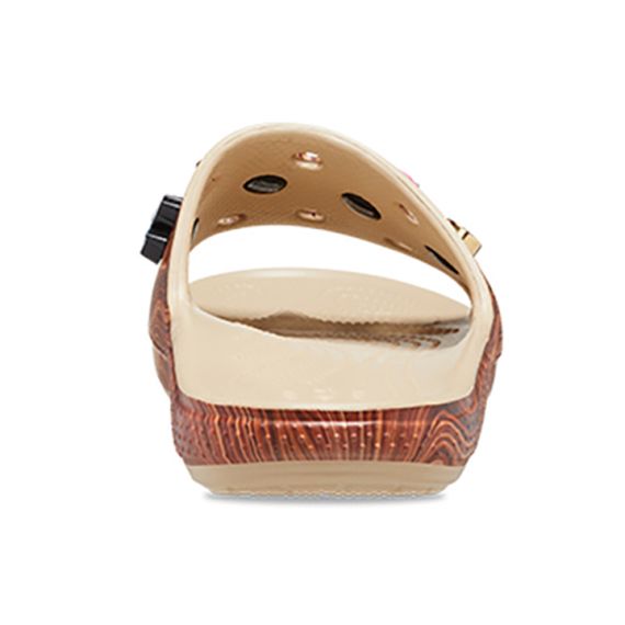 Crocs Classic Slide 'Woodgrain'