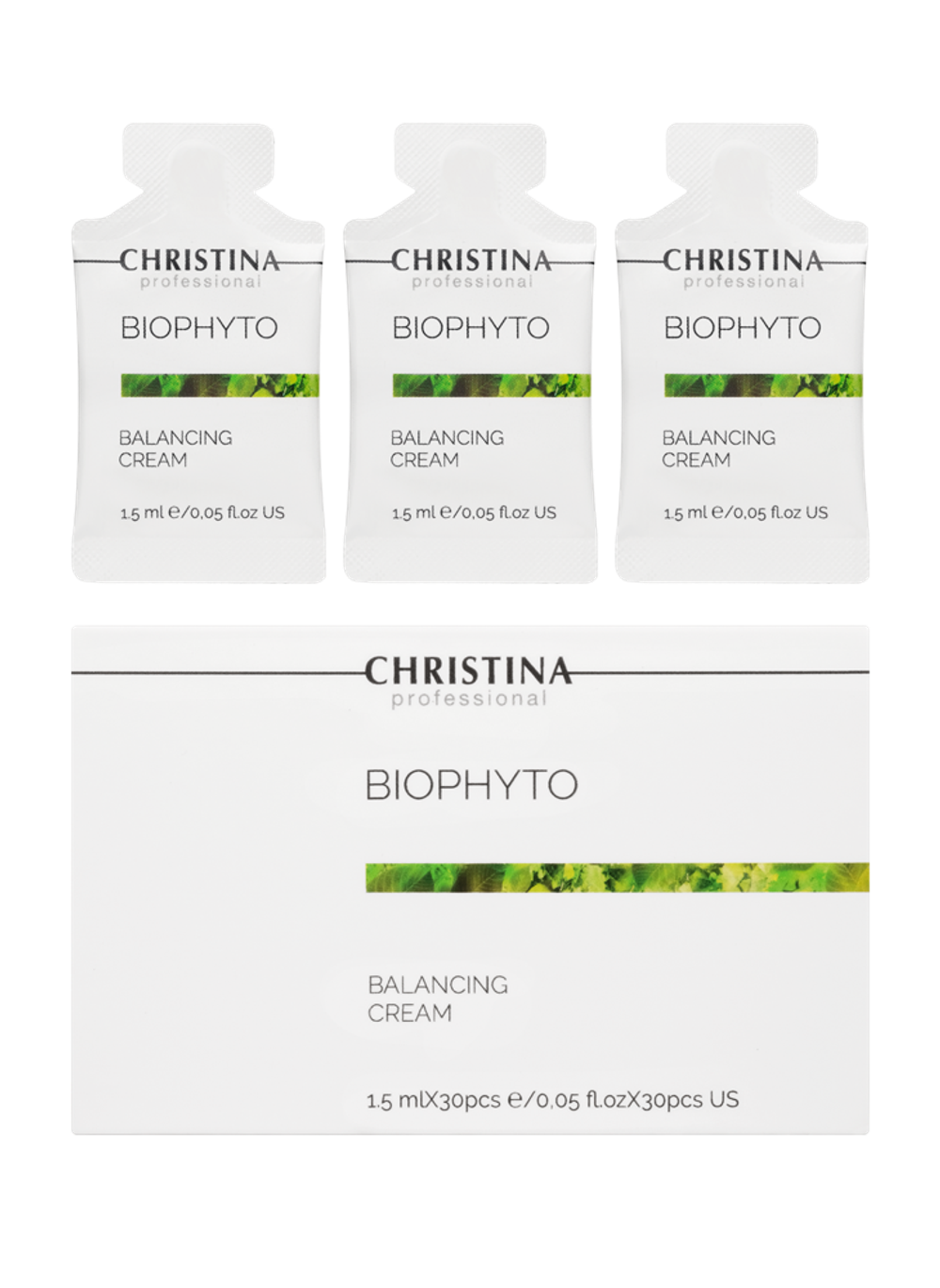 CHRISTINA Bio Phyto Balancing Cream sachets kit 30 pcs