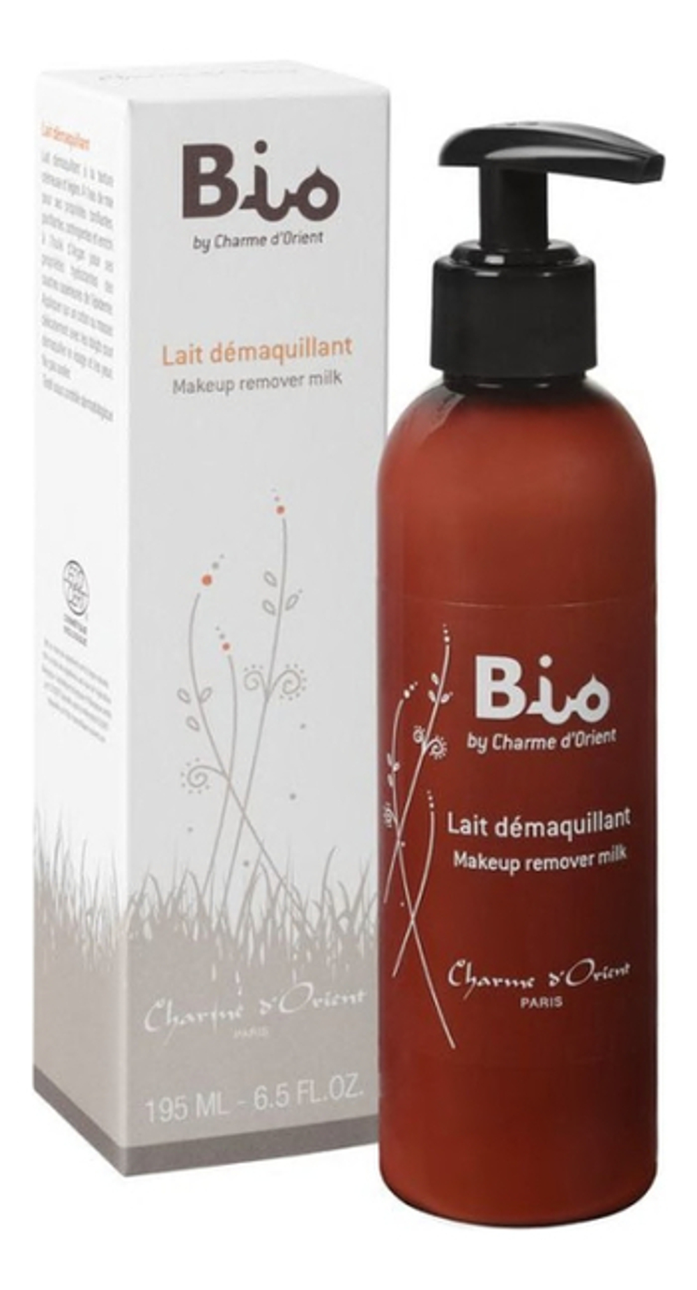 CHARME D'ORIENT Молочко для снятия макияжа (линия Bio) Bio by Charme d’Orient – Demaquillant Makeup remover (Шарм ди Ориент) 195 мл