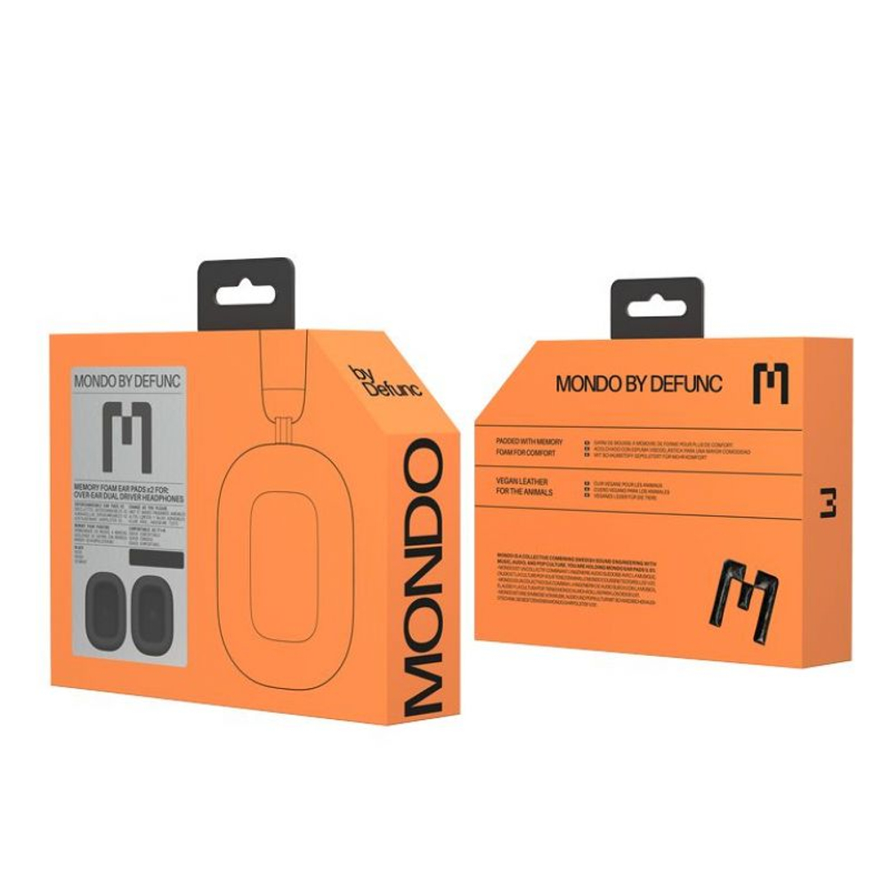 Mondo by Defunc Over-Ear v.2 Black (черный) амбушюры для наушников