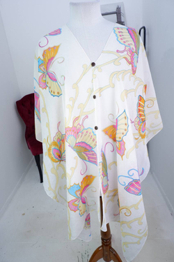 Парео пляжное, визуально на 46/52 размер