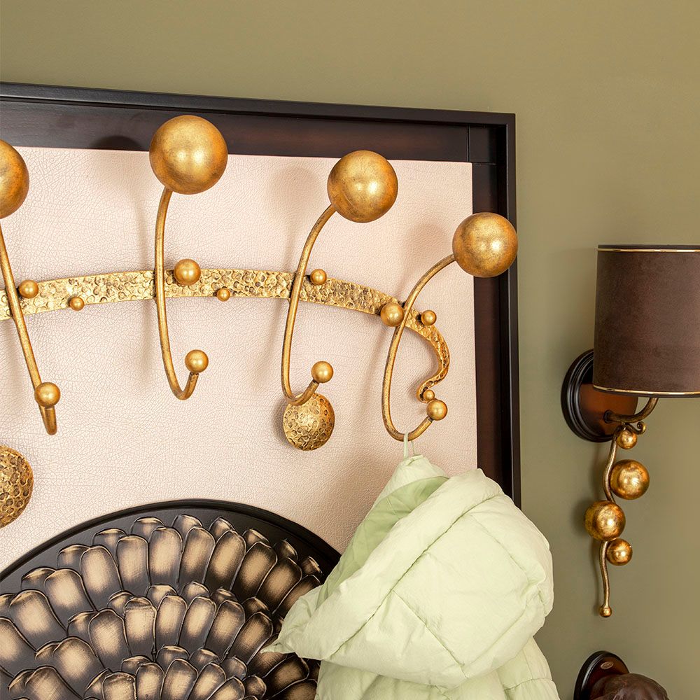 Вешалка настенная Heri 2 Каштан Амбер Бронза