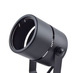 UBL-Q321 GU10-K BLACK SET41 Светильник-прожектор трековый. в составе набора из 4шт. на шинопроводе 1м. с коннектором. Под лампу GU10. Корпус черный. ТМ Volpe