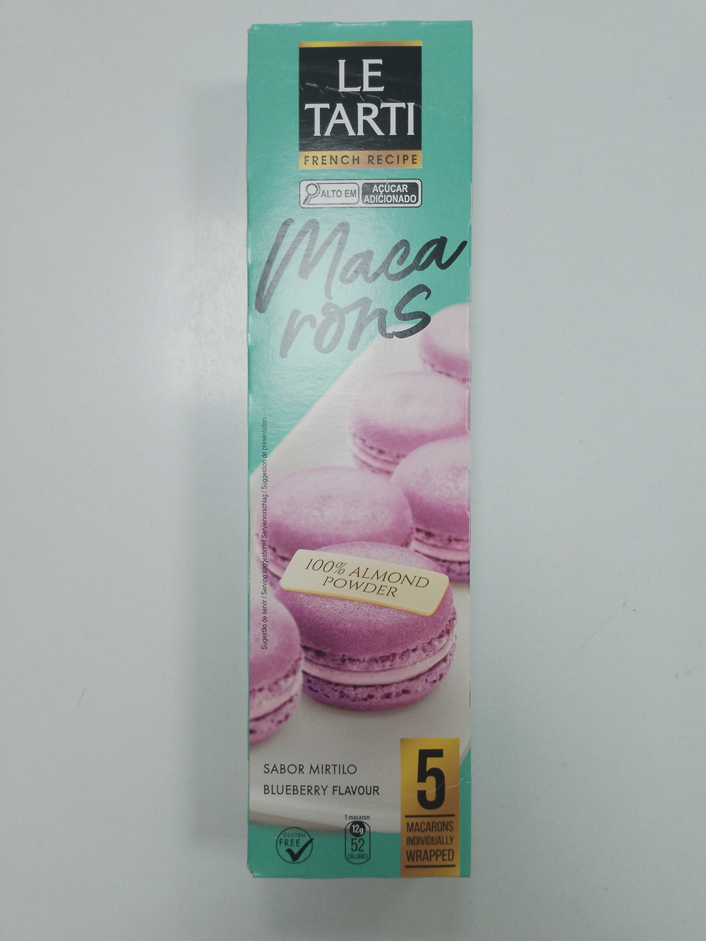 Macarons Borovnic
