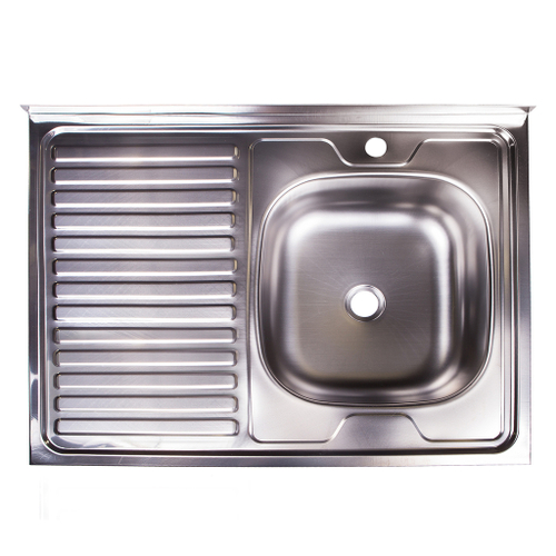 Мойка 80х60 (0,4) прав вып 1 1/2 Эконом (глуб. 13см)