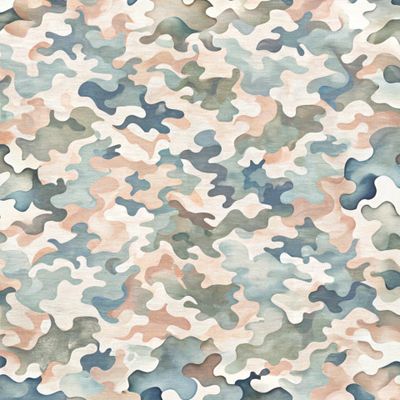 Камуфляж. Компаньон для Панель Мишка военный на серо-синем