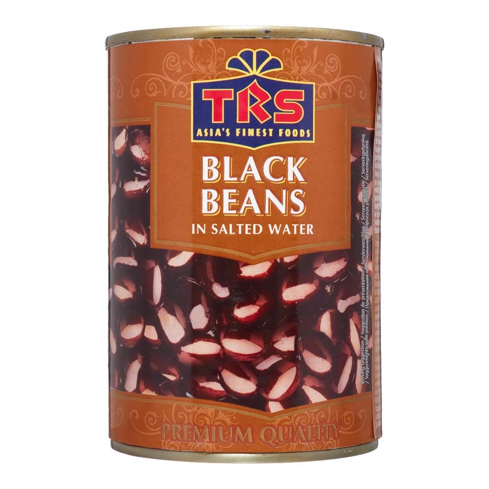 TRS Canned Boiled Black Beans Консервированная черная фасоль 400г