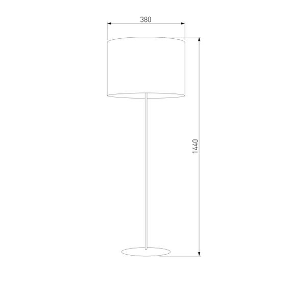 Торшер TK Lighting 5279 Tercino Blue