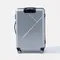 Чемодан большой 28", кодовый замок, цвет серебристый
