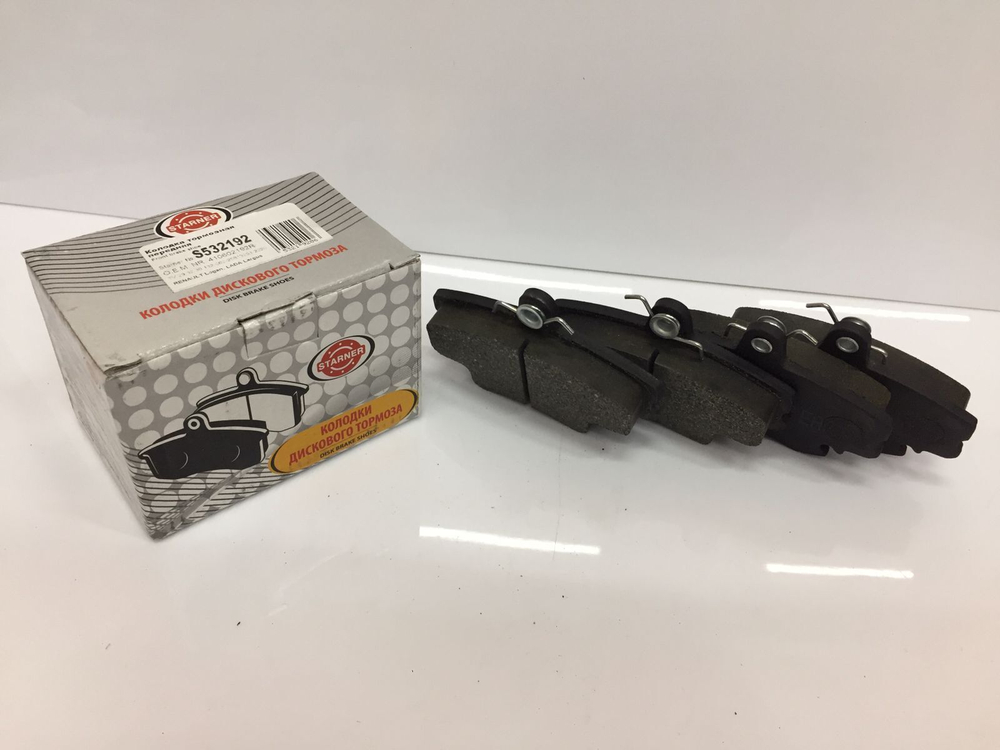 Колодки тормозные передние STARNER S532192 для LADA Largus, Renault Logan