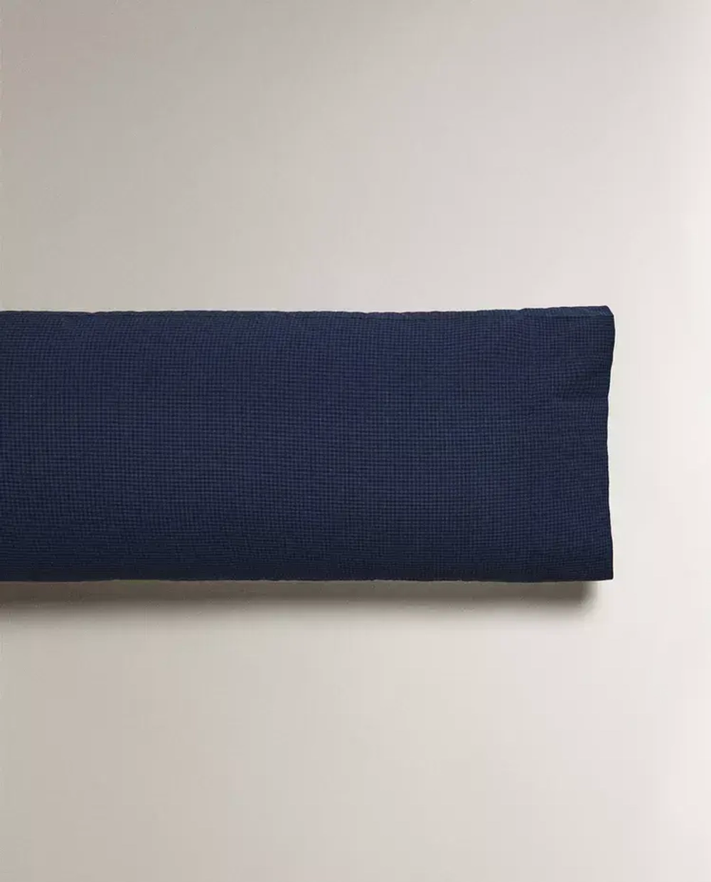 ZARA HOME НАВОЛОЧКА ИЗ ХЛОПКА С ТКАНЫМ УЗОРОМ, СИНИЙ