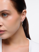 Серьги "Wing lime" Silver