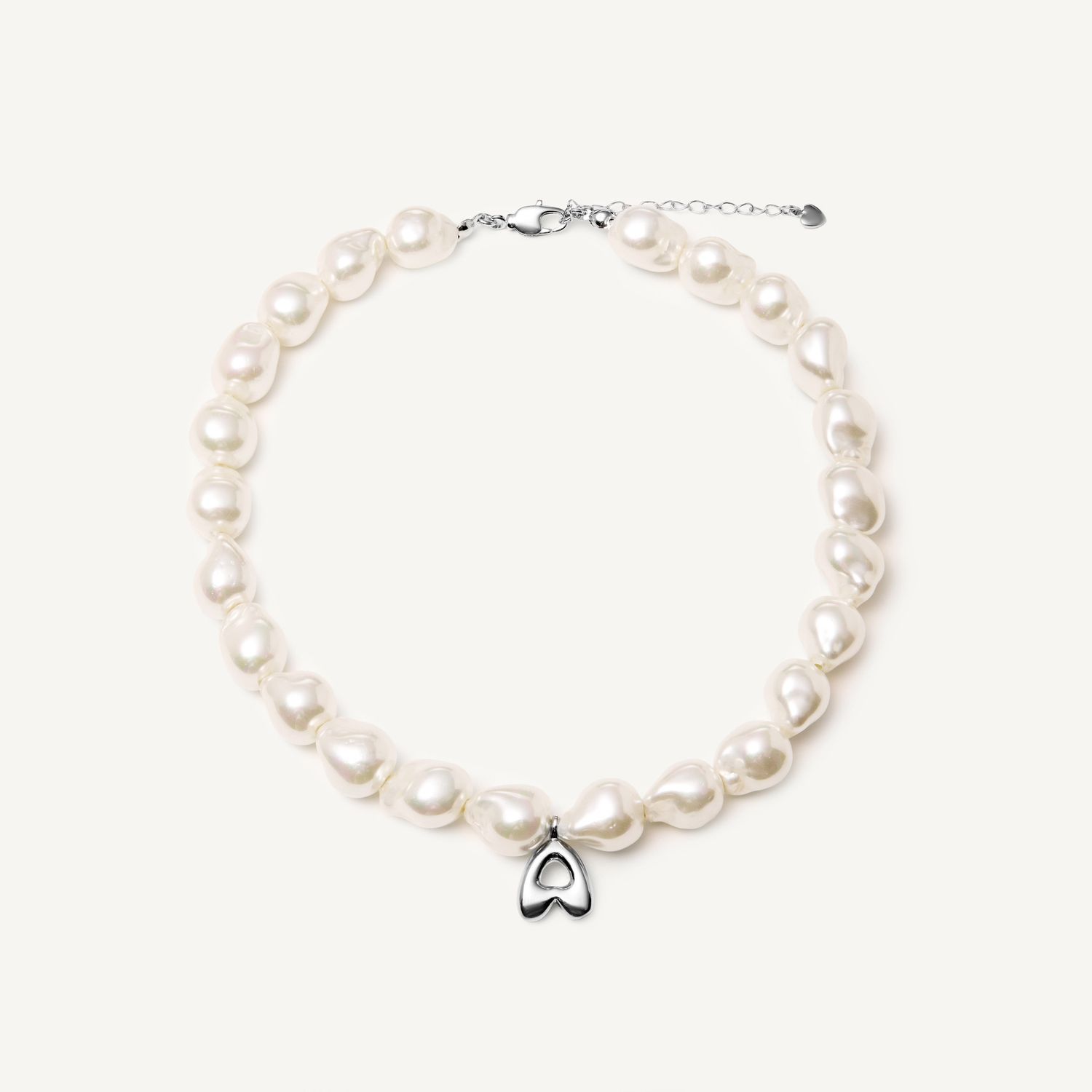 Колье My Pearly ABC Necklace - Silver