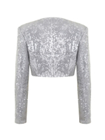 Жакет короткий пайетки