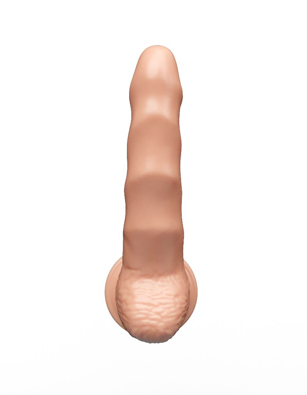 Фаллоимитатор-реалистик на присоске - 20,5 см. (Цвет: телесный)
