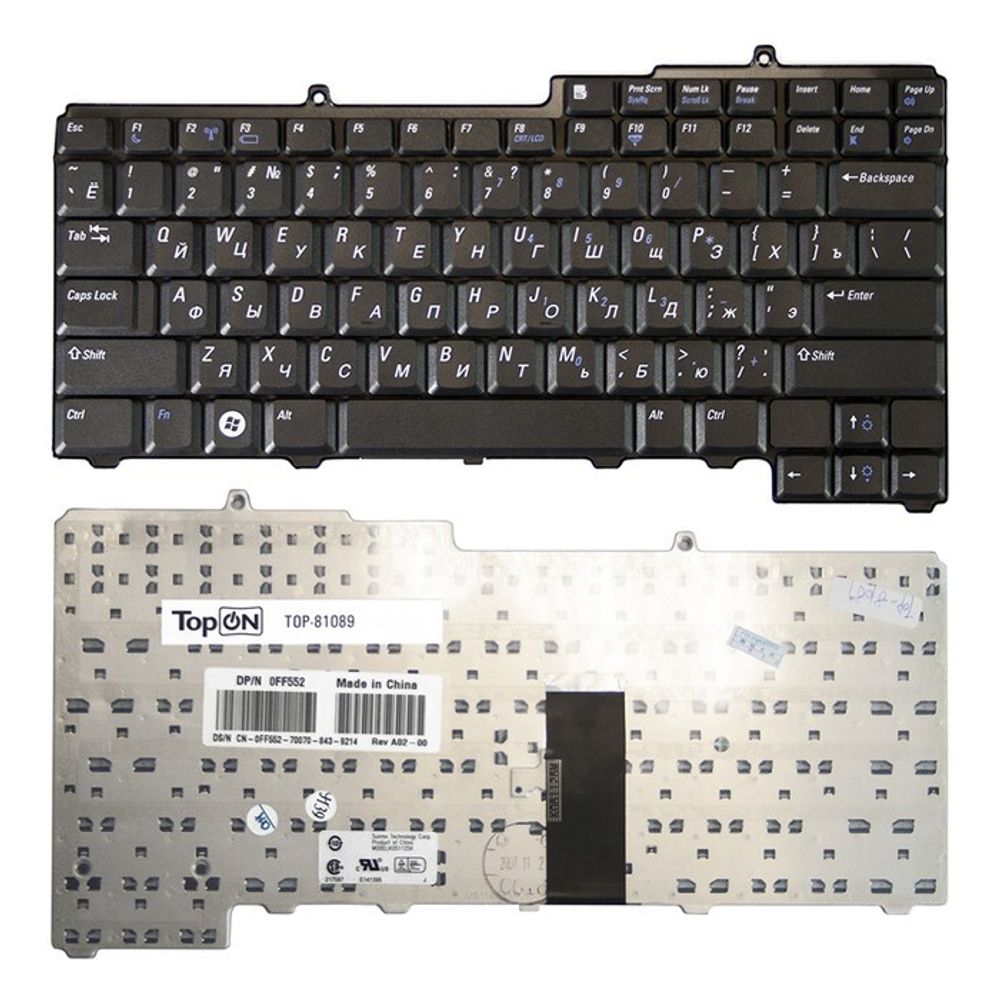 Клавиатура для ноутбука Dell Inspiron 6400 9400 630M 640M E1405 1501 E1505 E1705 M1710 XPS M140 Series