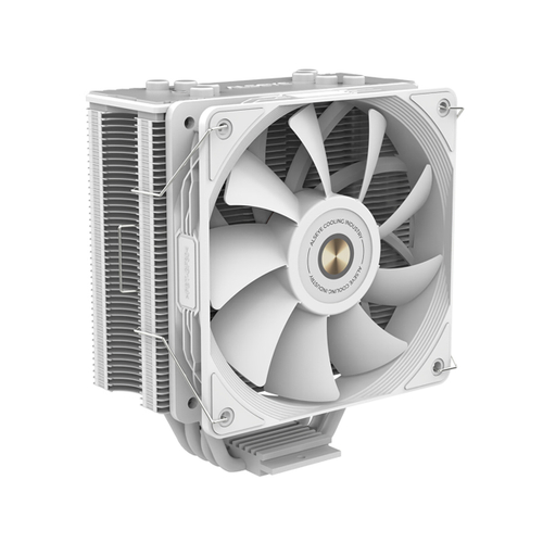 Кулер для CPU Alseye N120, 1х120мм, 800-1800rpm, 4-pin, Al+Cu, белый/ARGB, 73.9CFM, 33.2дБ, 4-PIPE(прямой контакт), TDP 180Вт, INTEL 1700/1200/115x/1366, AMD AM5/AM4/AM3 (AS.01.05.0013)