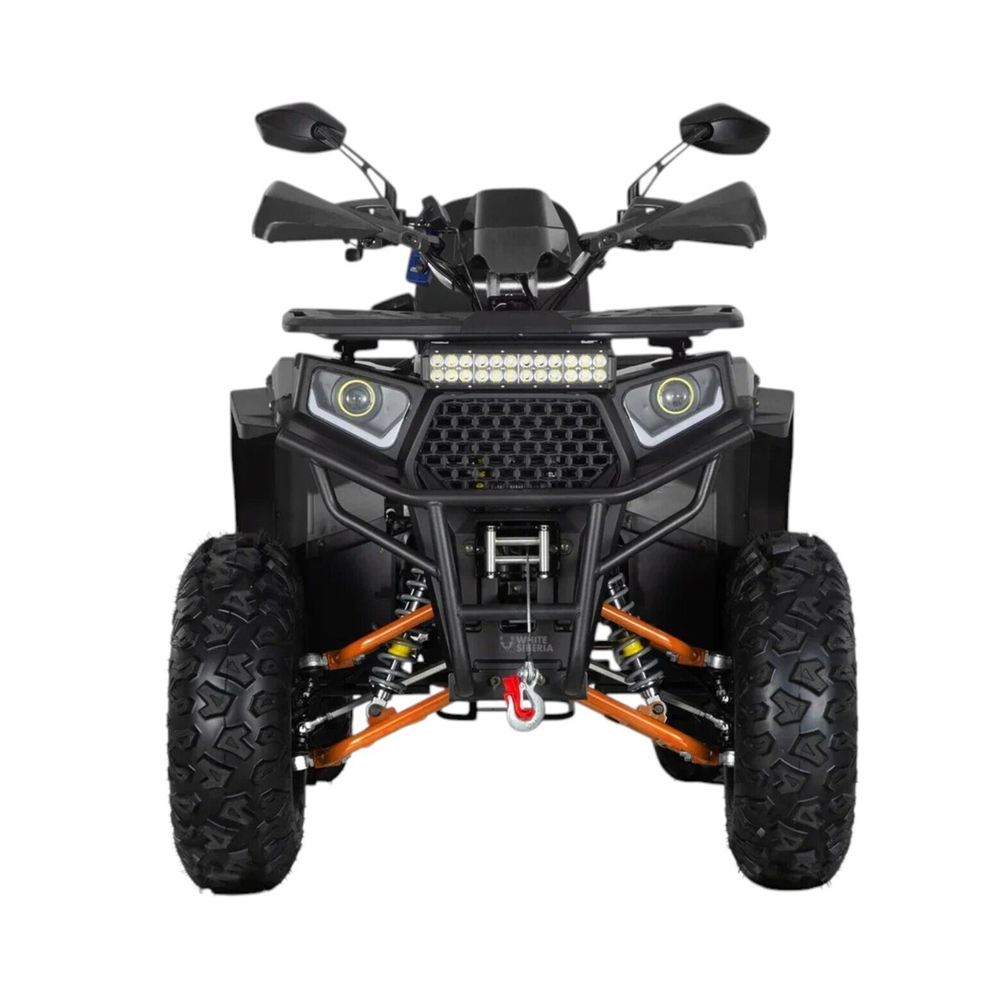 Бензиновый квадроцикл WHITE SIBERIA BARS 200CC PRO (черный)