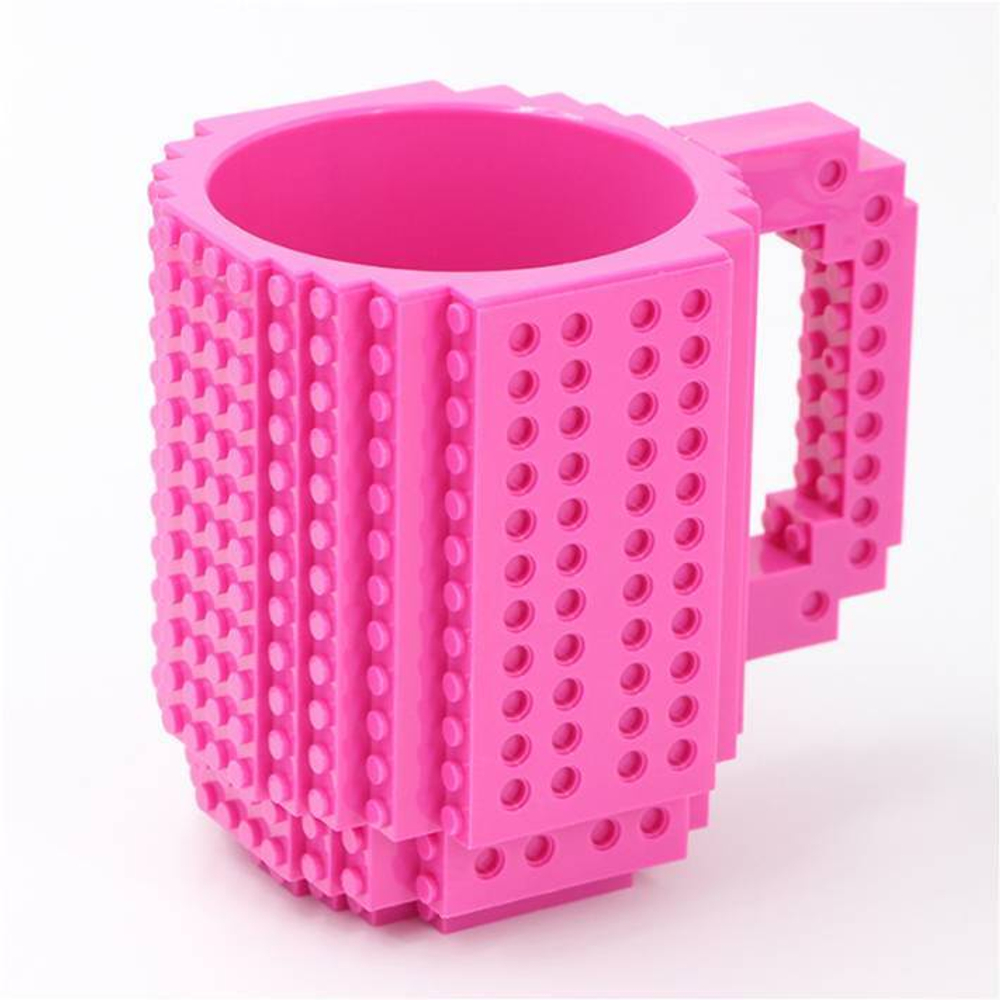 281001.9  Кружка "ЛЕГО" h=13см, d=10см, пластик фиолетовый