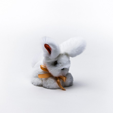 Кролик Тоша маленький (белый)