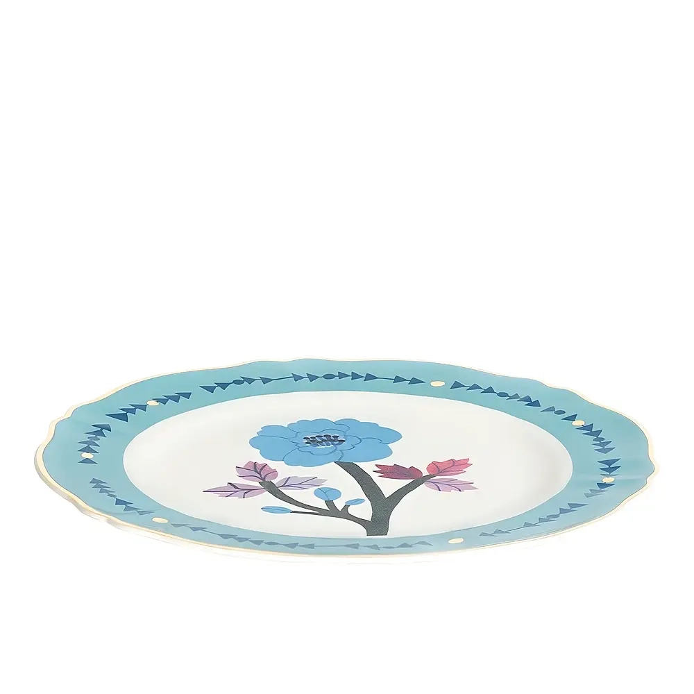 Блюдо круглое Bitossi Home Botanica Blue (32.5 см)