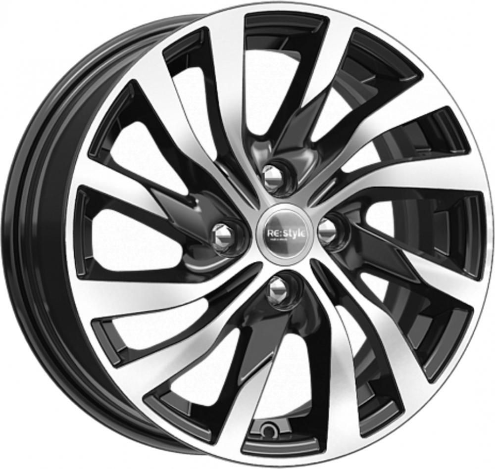 K&amp;K KC882 (Lada Vesta) 6x15 4x100 ET 37 Dia 60.1 (алмаз черный)