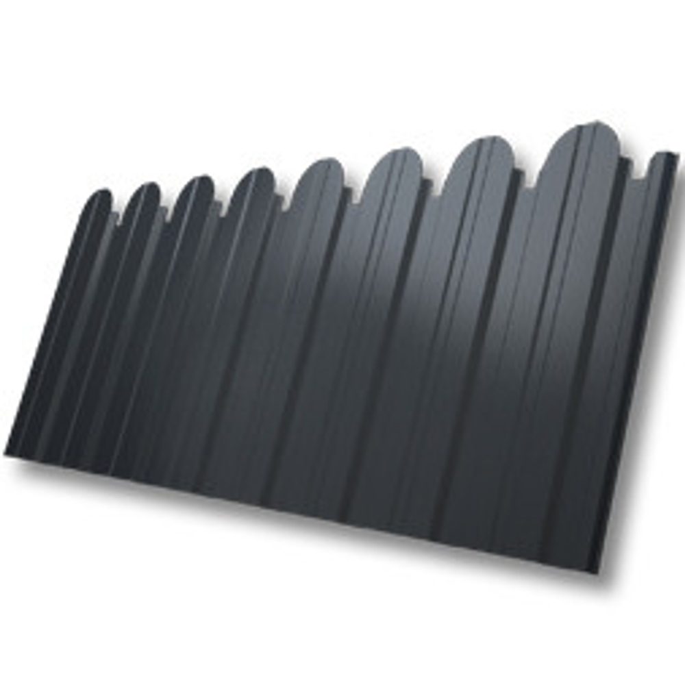 Профнастил С10 Grand Line Optima Zn 0,45 мм оцинкованный фигурный