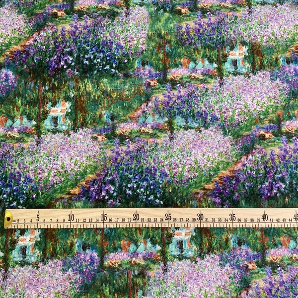 ИМПРЕССИОНИЗМ # 3, отрез 60 см. 100% хлопок, Handmade Fabrics 3