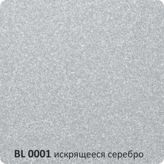 Плита BILDEX PE 3х1500х4000мм искрящееся серебро панель BL 0001