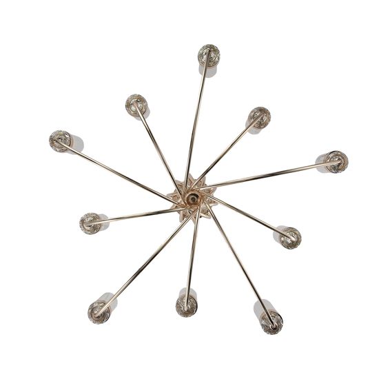 SL1402.203.10 Люстра подвесная ST-Luce Латунь/Прозрачный  E14*8 40W Elegra