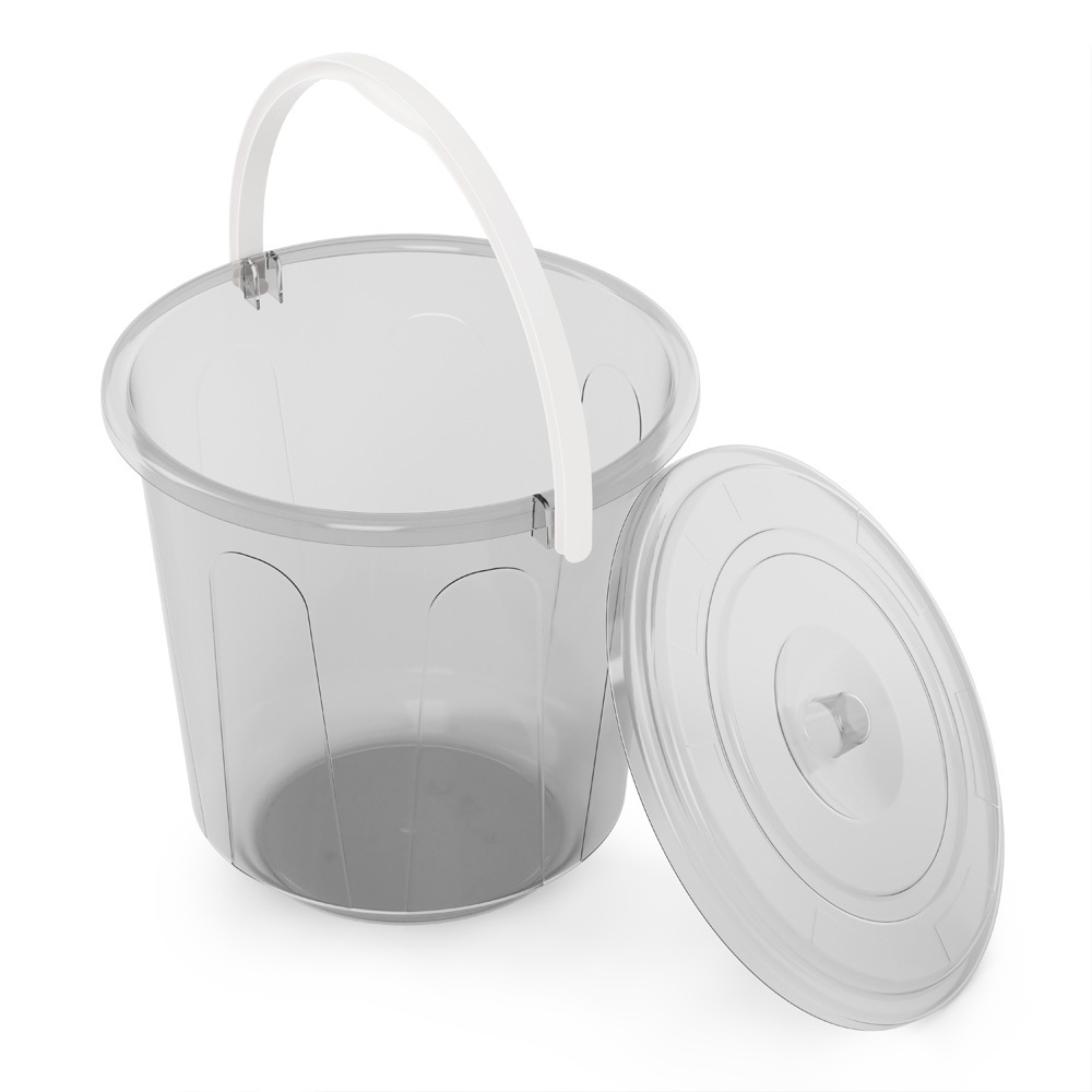 Ведро 7л с крышкой "Хозяюшка"